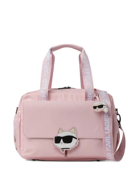 Karl Lagerfeld Kids Ikon logo-appliqué changing bag