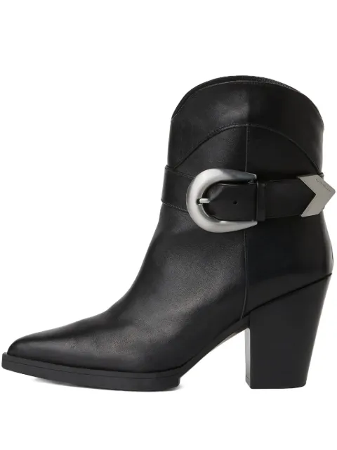 Karl Lagerfeld Jeans Kowboy buckled pointed-toe boots