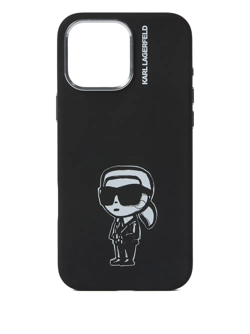 Karl Lagerfeld Ikon Karl-sketch iPhone 16 pro max case | Black | Image 1