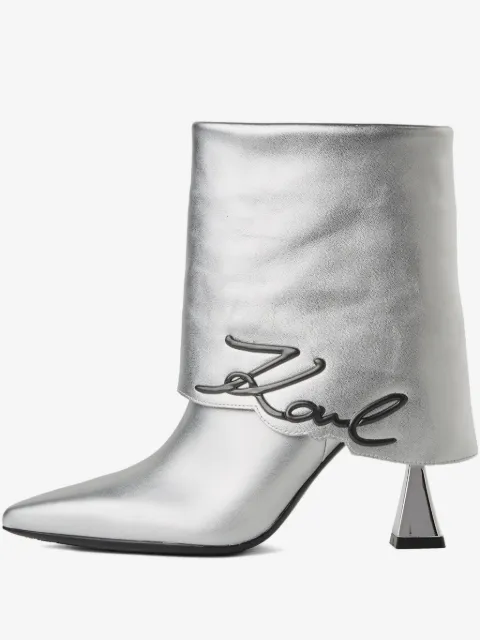 Karl Lagerfeld Exclusive Debut II fold-down ankle boots
