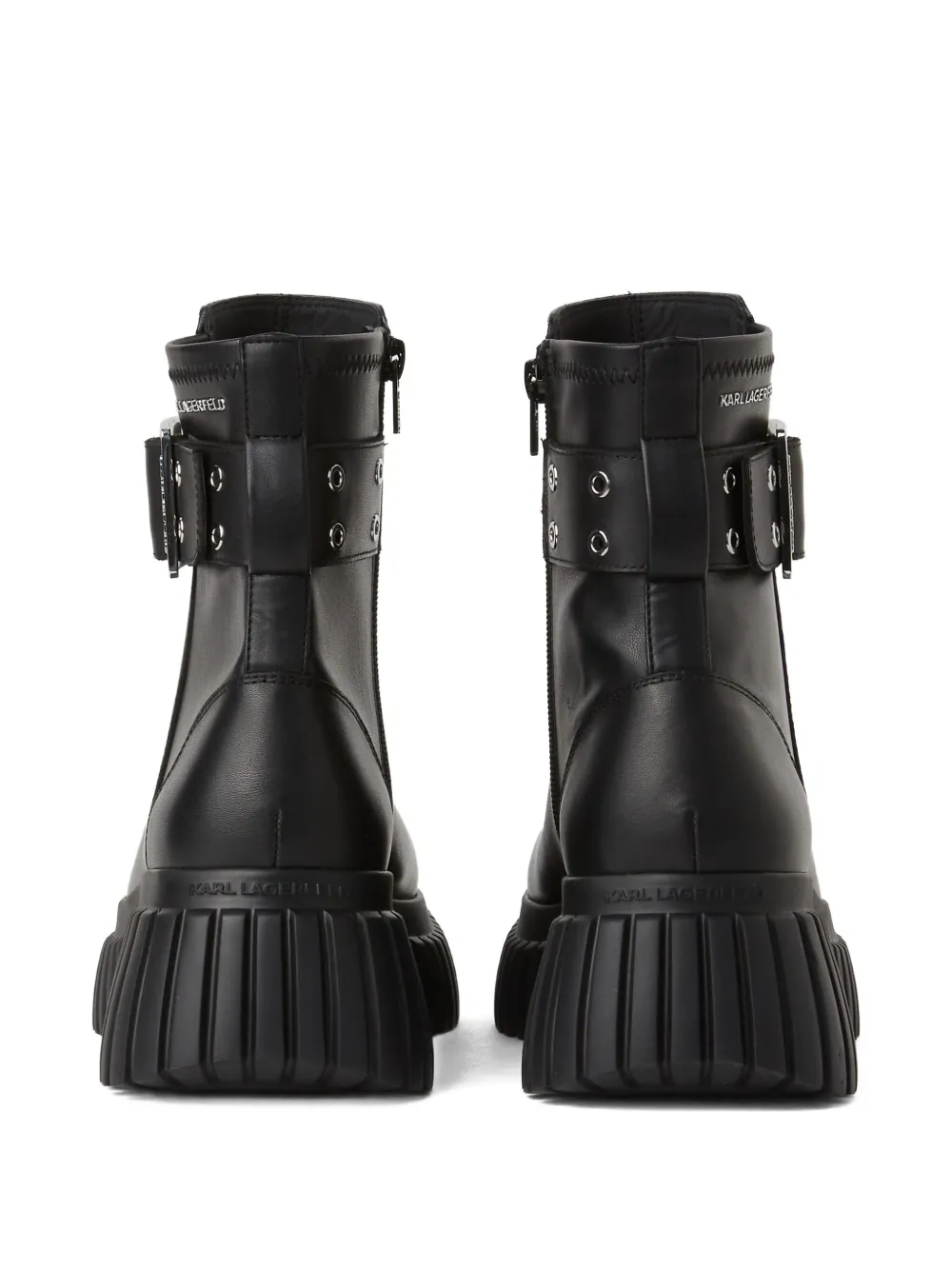 Karl Lagerfeld Jeans Laarzen met gesp Zwart