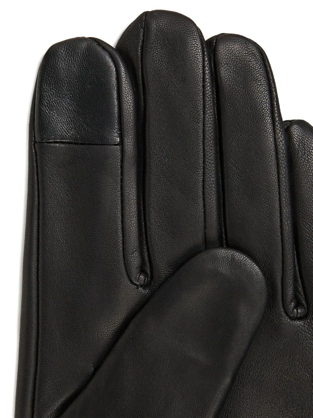 Karl Lagerfeld Jeans Leren handschoenen Zwart