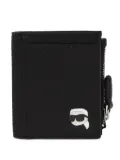 Karl Lagerfeld pebble zip wallet - Black