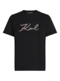 Karl Lagerfeld sequin-embellished T-shirt - Black