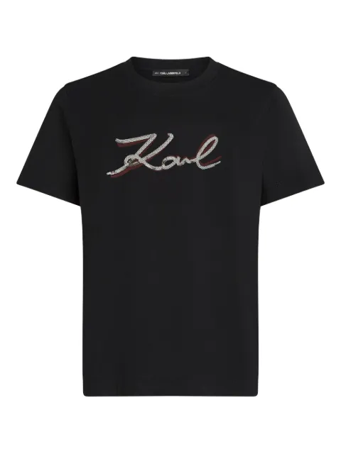 Karl Lagerfeld sequin-embellished T-shirt