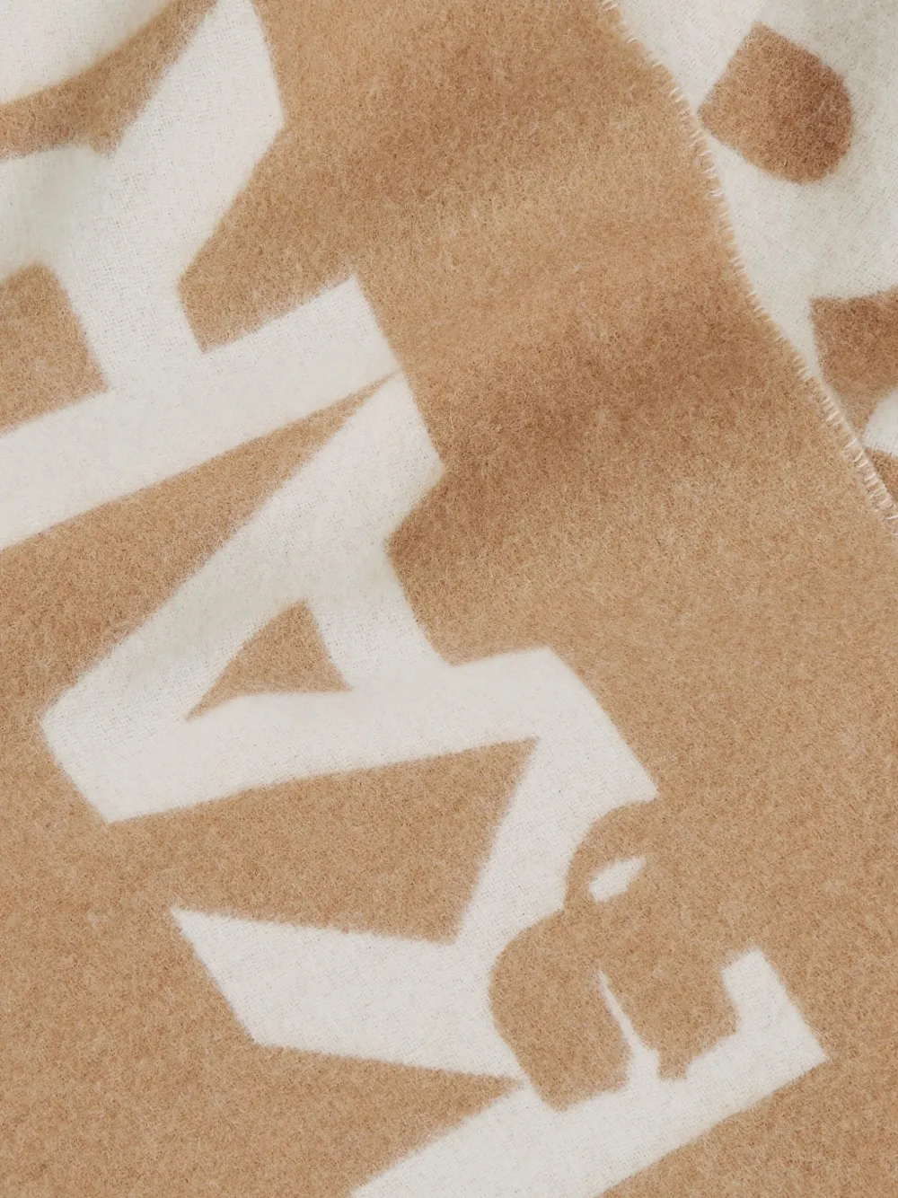 Karl Lagerfeld K Essential geweven sjaal met jacquard Bruin