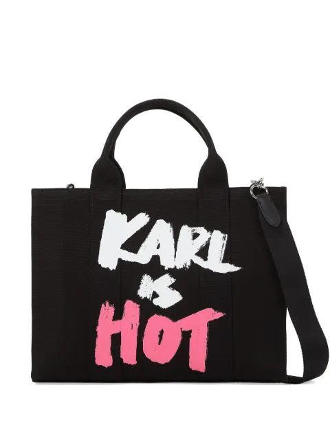 Karl Lagerfeld tote Karl Is Hot mediana