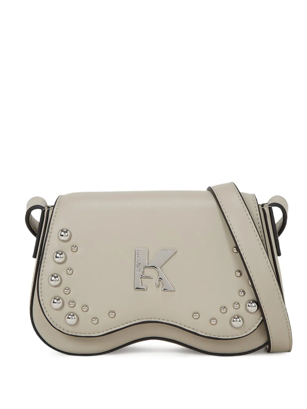 Karl Lagerfeld Jeans Borsa a tracolla mini con borchie - Toni neutri