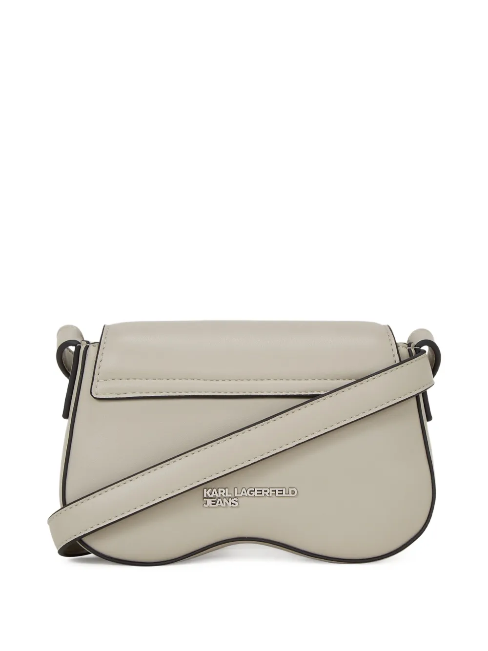 Karl Lagerfeld Jeans Crossbodytas verfraaid met studs Beige