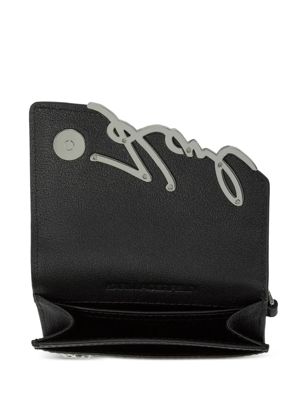 Karl Lagerfeld K/signature Chain Wallet In Black