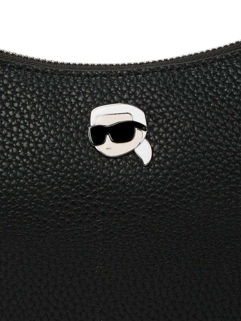 Karl Lagerfeld Half Moon schoudertas Zwart