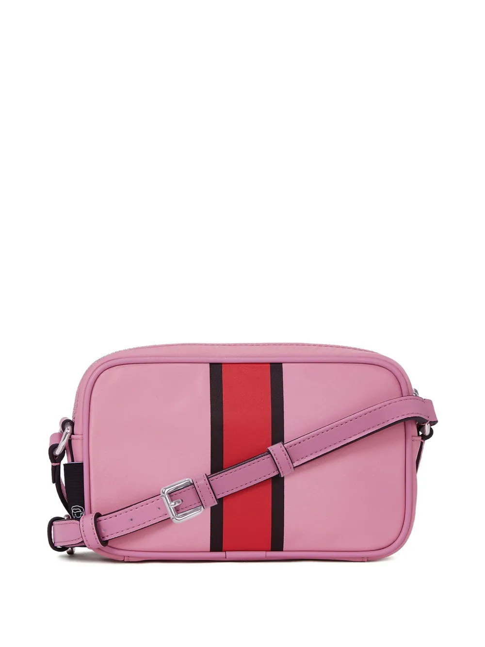 Karl Lagerfeld Ikon gestreepte cameratas Roze