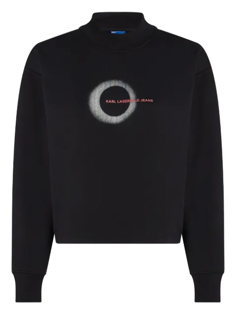 Karl Lagerfeld Jeans eclipse logo sweatshirt