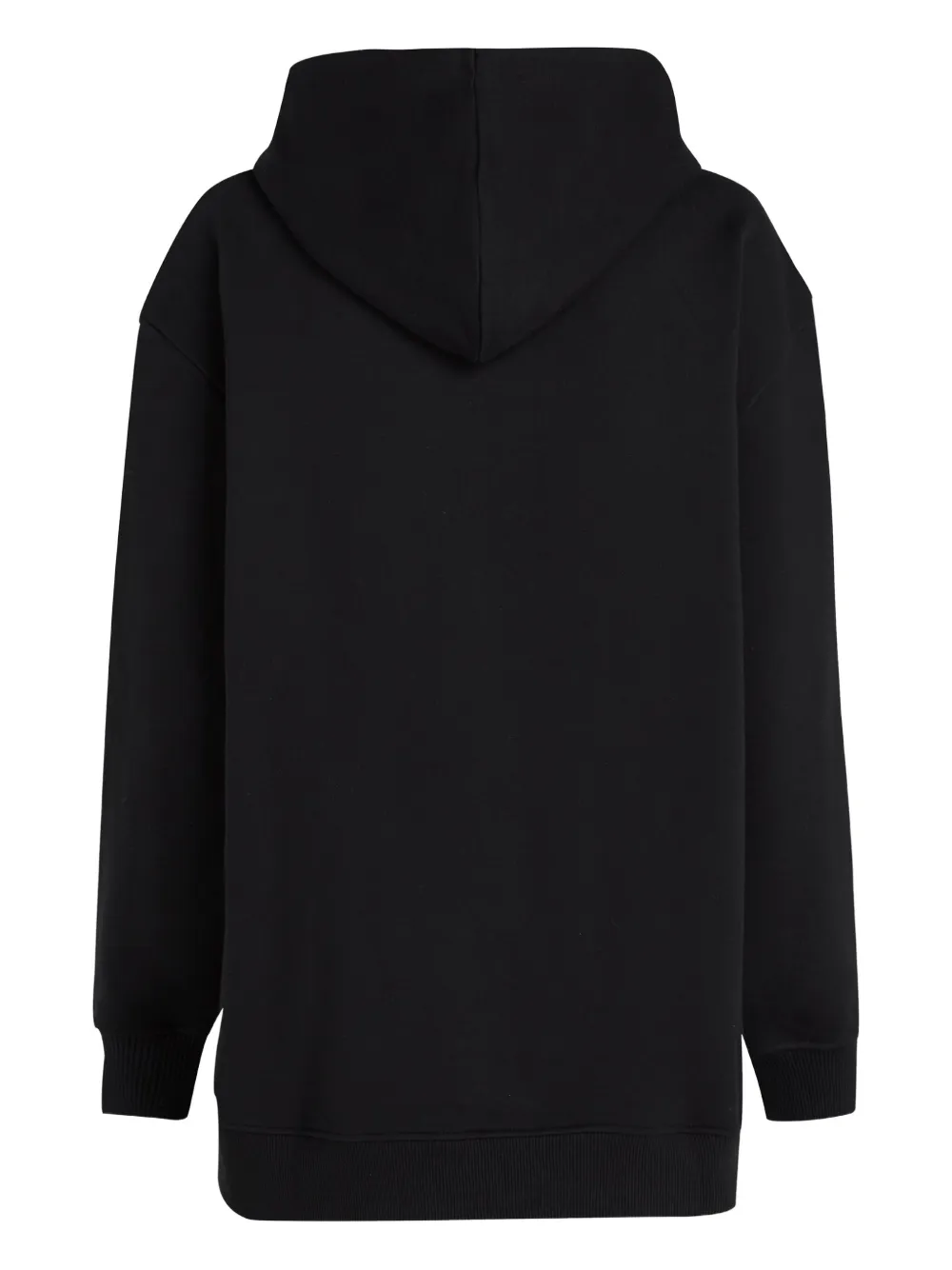 Karl Lagerfeld Jeans Oversized hoodie-jurk met logo Zwart