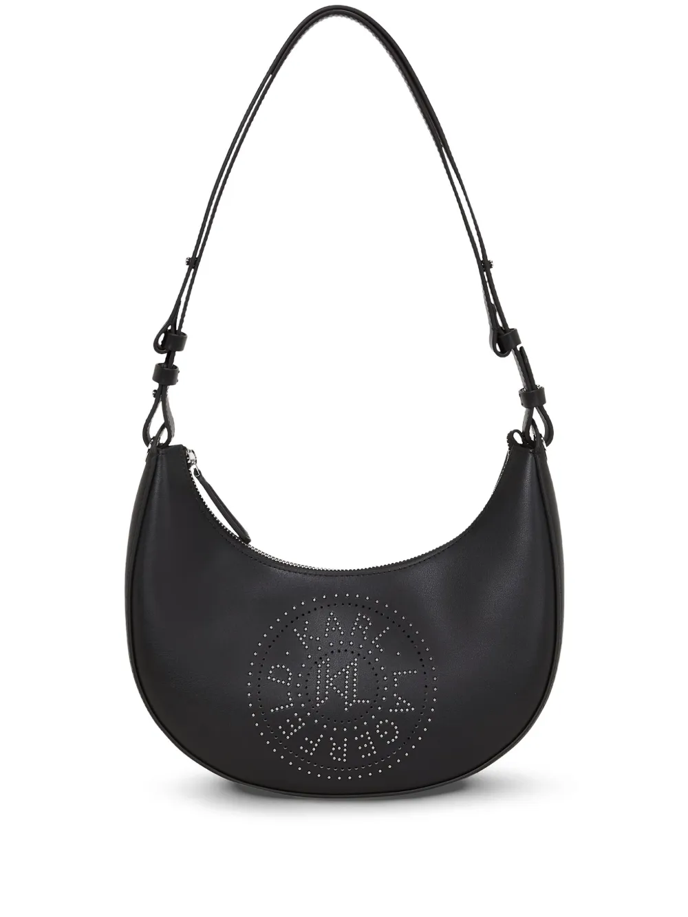 Karl Lagerfeld Borsa a spalla K/Circle con borchie - Nero