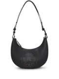 Karl Lagerfeld K/Circle studded moon bag - Black