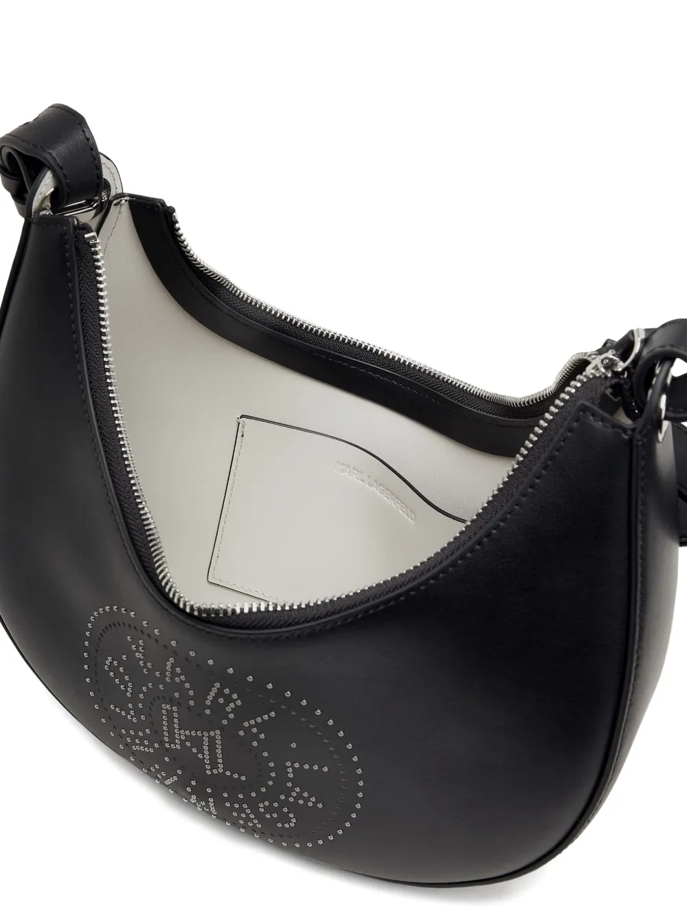 Karl Lagerfeld K Circle Moon tas met studs Zwart