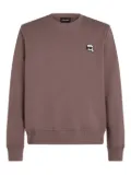 Karl Lagerfeld logo-patch sweatshirt - Red