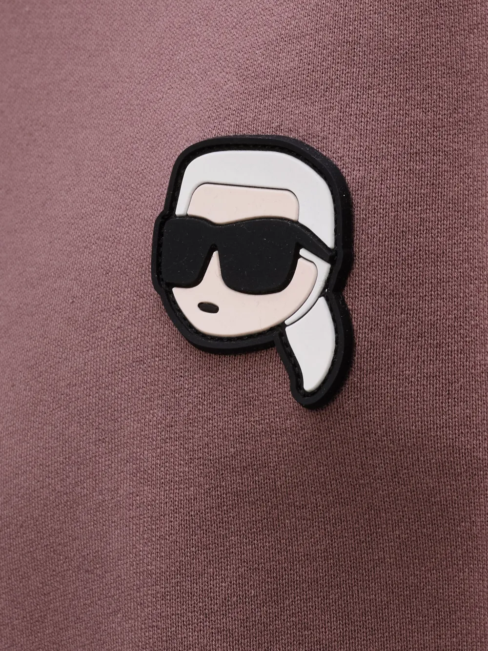 Karl Lagerfeld Sweater met logopatch Rood