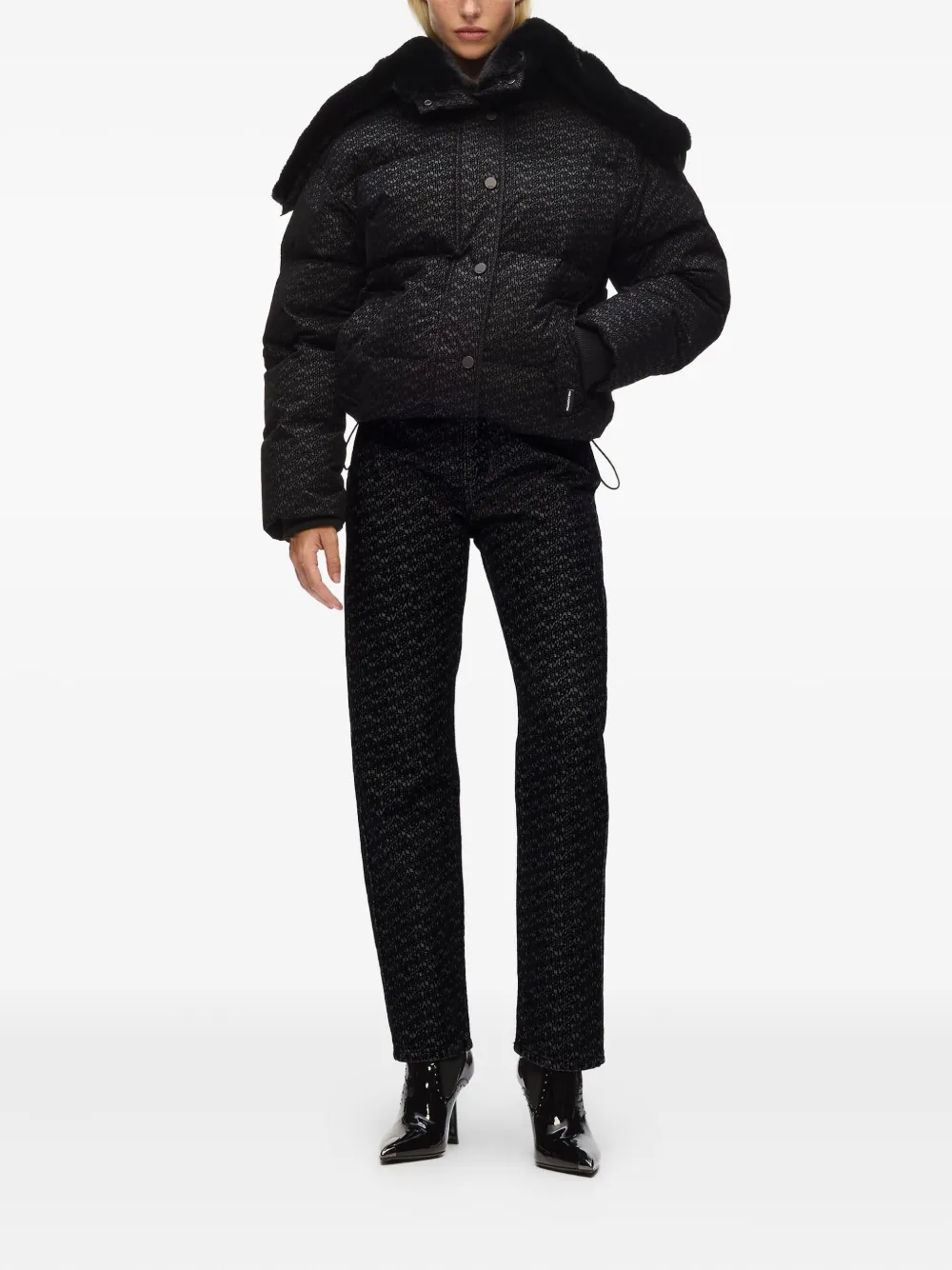 Karl Lagerfeld logo-pattern puffer jacket | Down Jackets | Image 2
