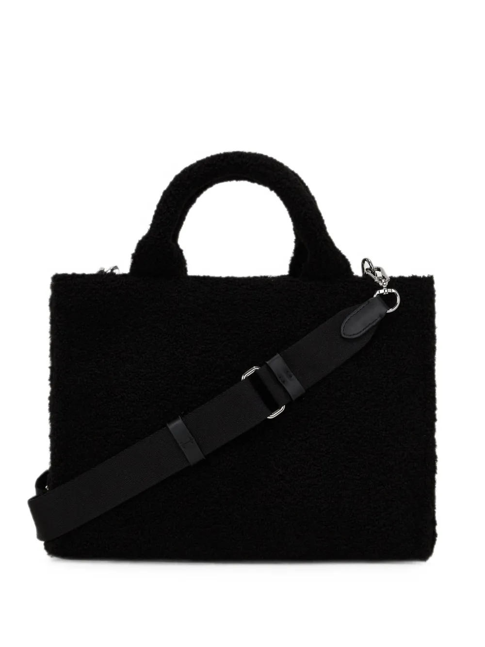 Karl Lagerfeld Rue St-Guillaume shopper met geborduurd logo Zwart