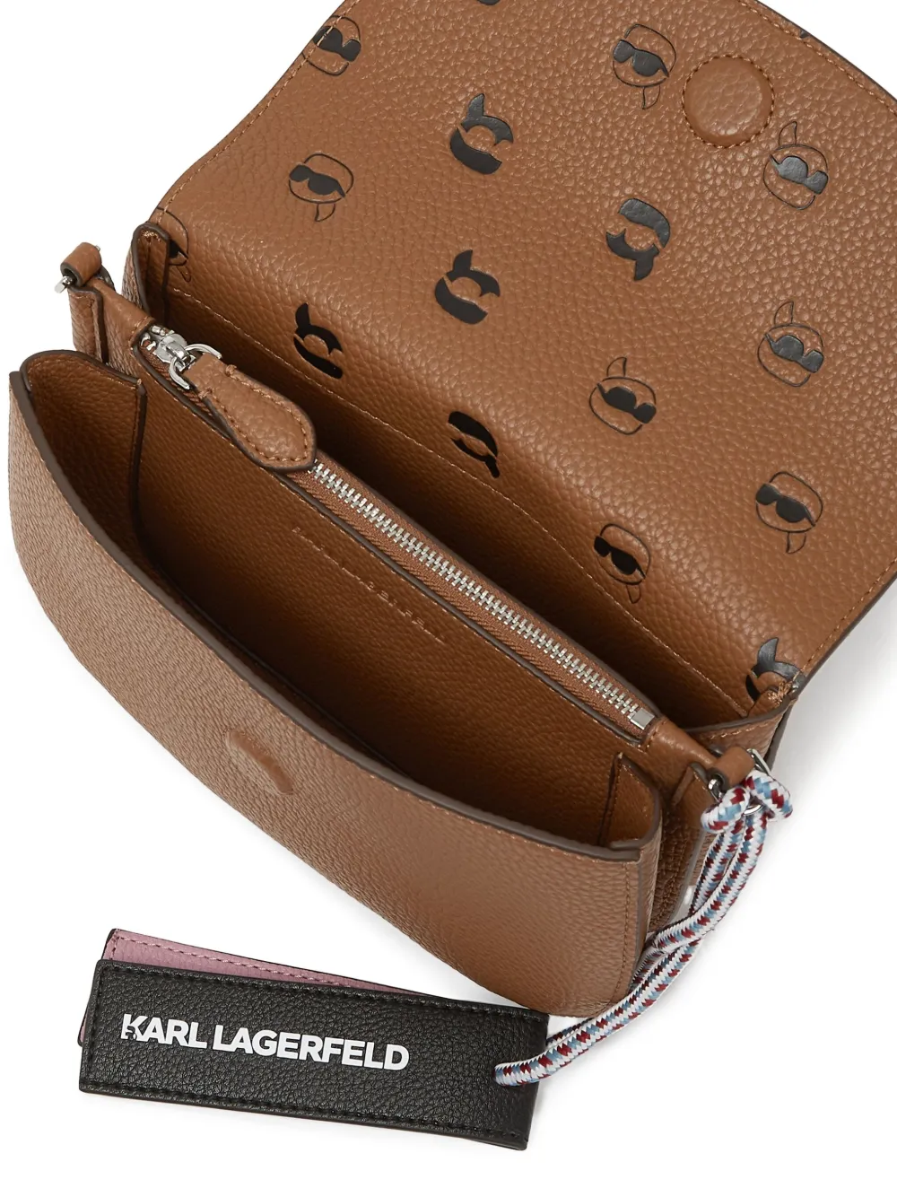 Karl Lagerfeld Ikon flap crossbody bag | Image 2