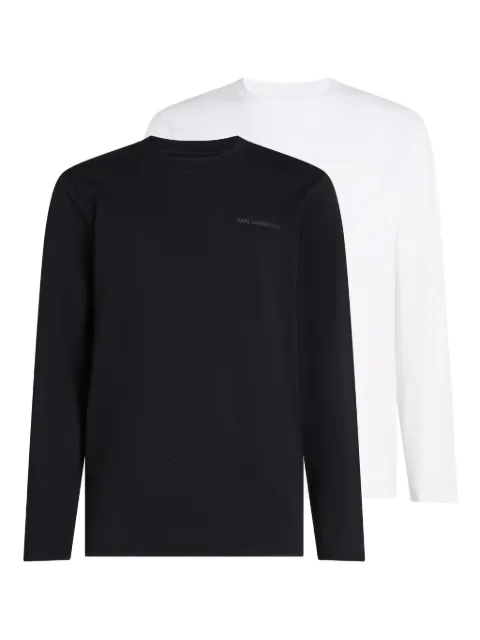 Karl Lagerfeld long-sleeved T-shirt (pack of two) 