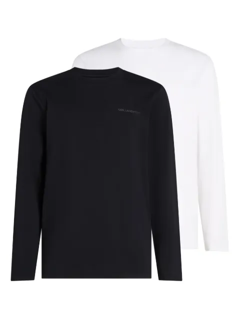 Karl Lagerfeld long-sleeved T-shirt (pack of two)