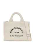 Karl Lagerfeld medium square tote bag - White