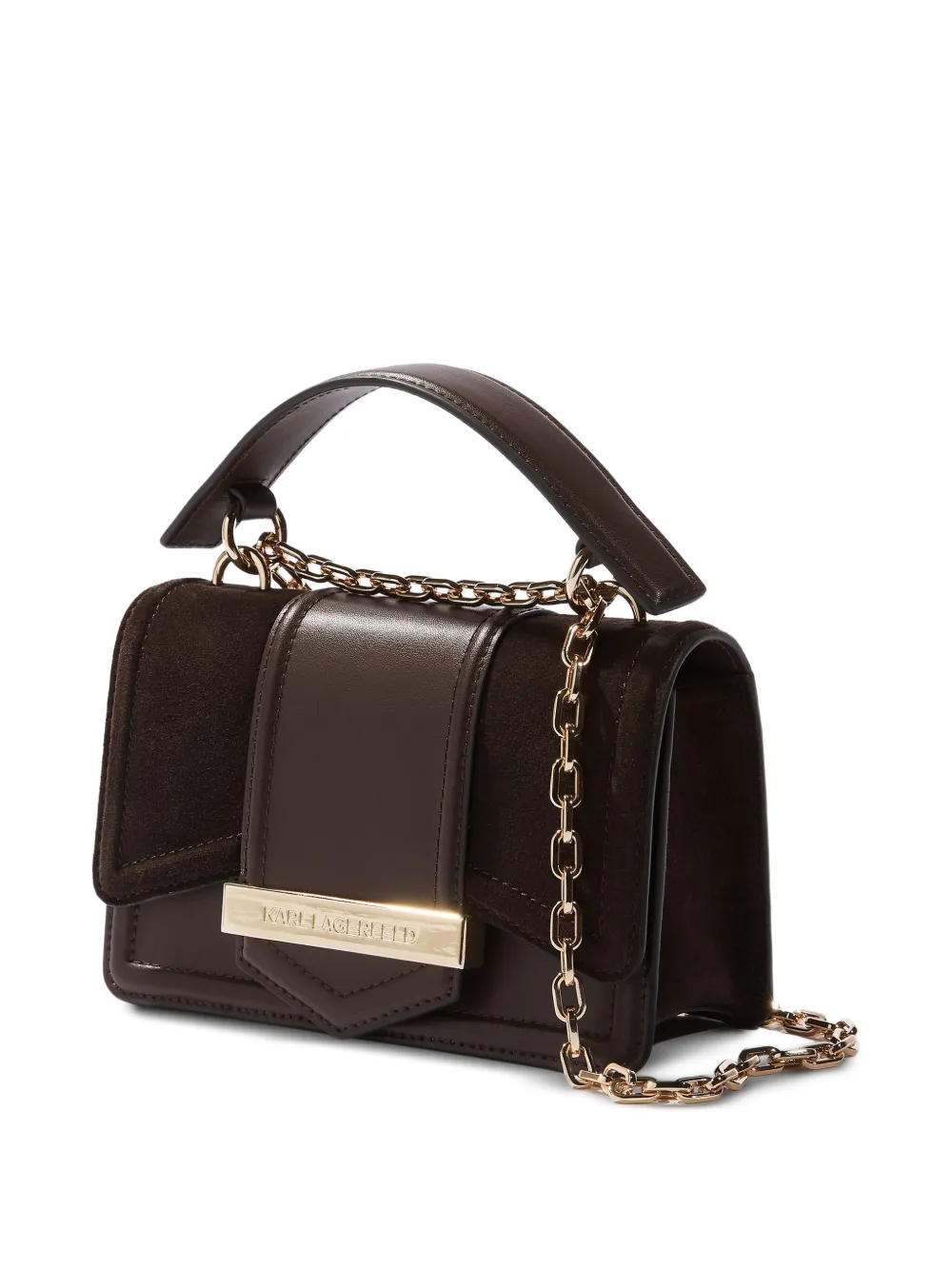 Karl Lagerfeld K/Nova ショルダーバッグ S - ブラウン Karl Lagerfeld K/Nova ショルダーバッグ S - ブラウン