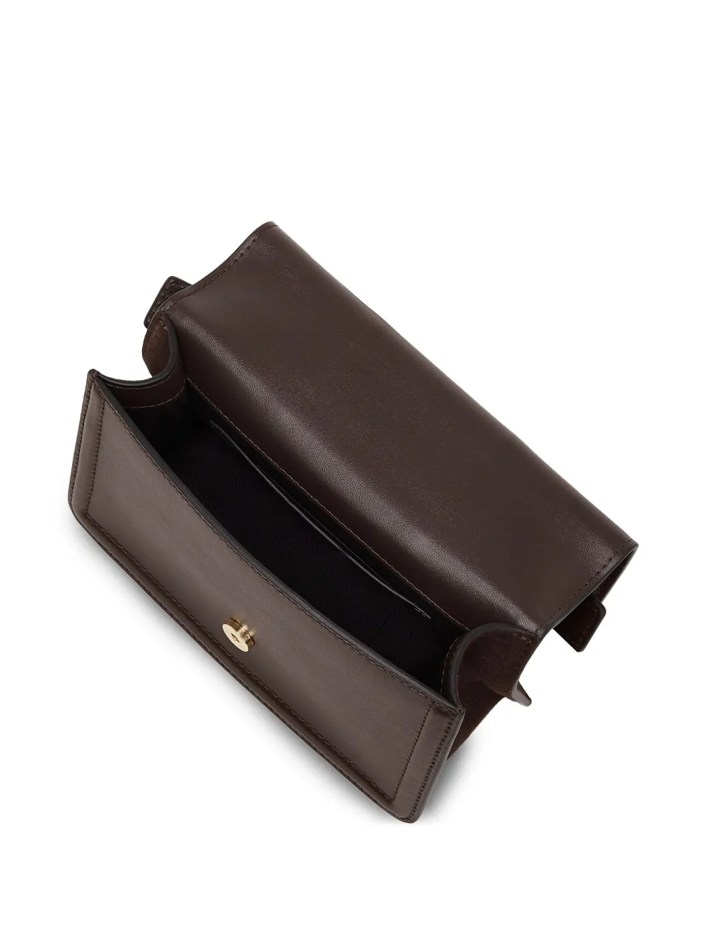 Karl Lagerfeld Kleine K Nova suède crossbodytas Bruin