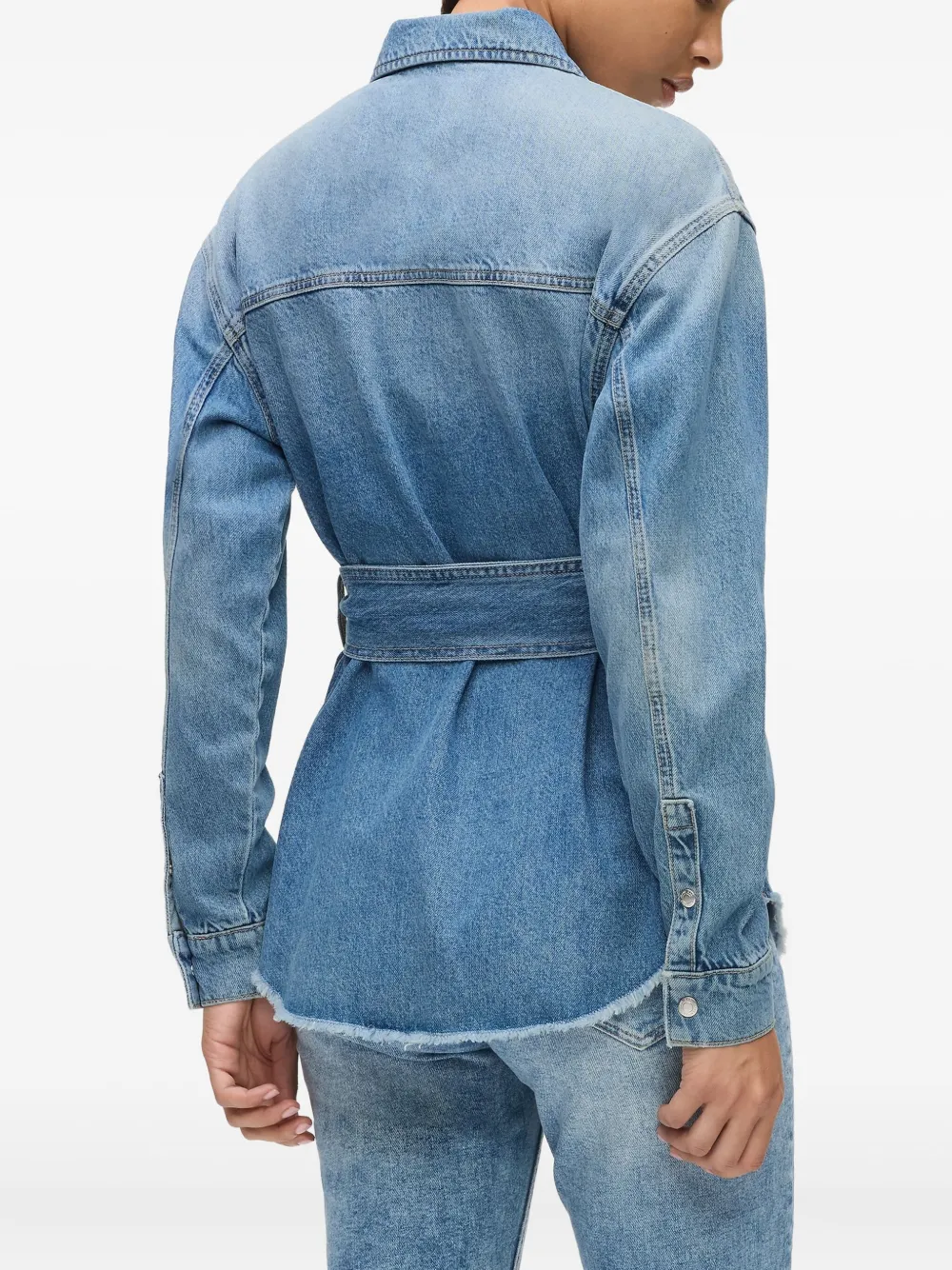 Karl Lagerfeld Jeans Denim blouse Blauw