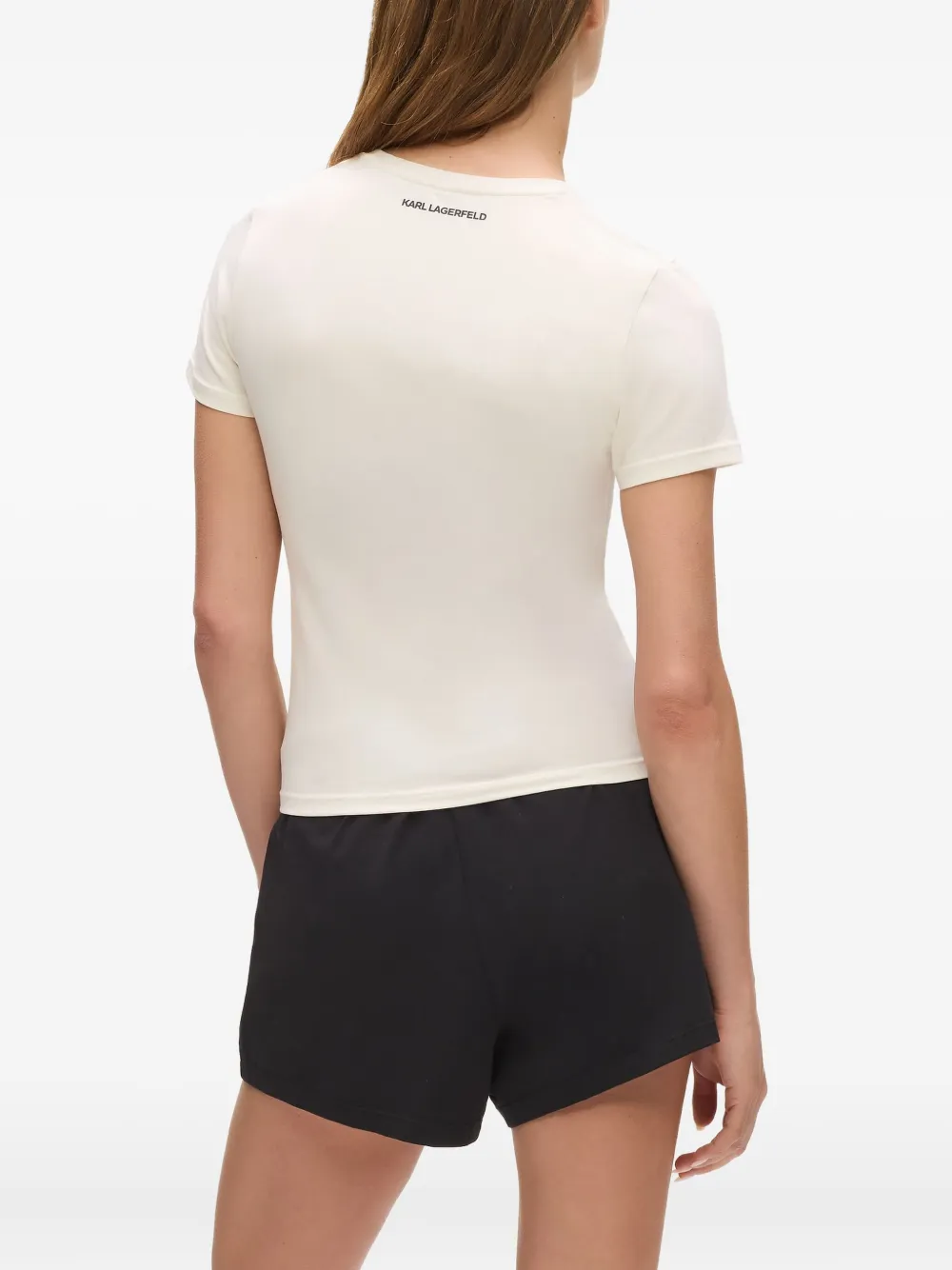 Karl Lagerfeld Ikon Sketch pyjamatop Wit