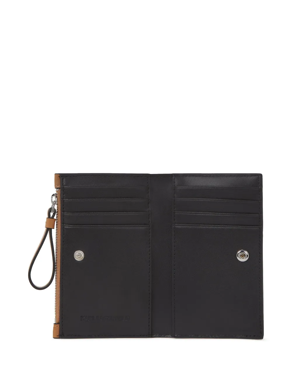 Karl Lagerfeld K Circle slim-fit portemonnee Beige
