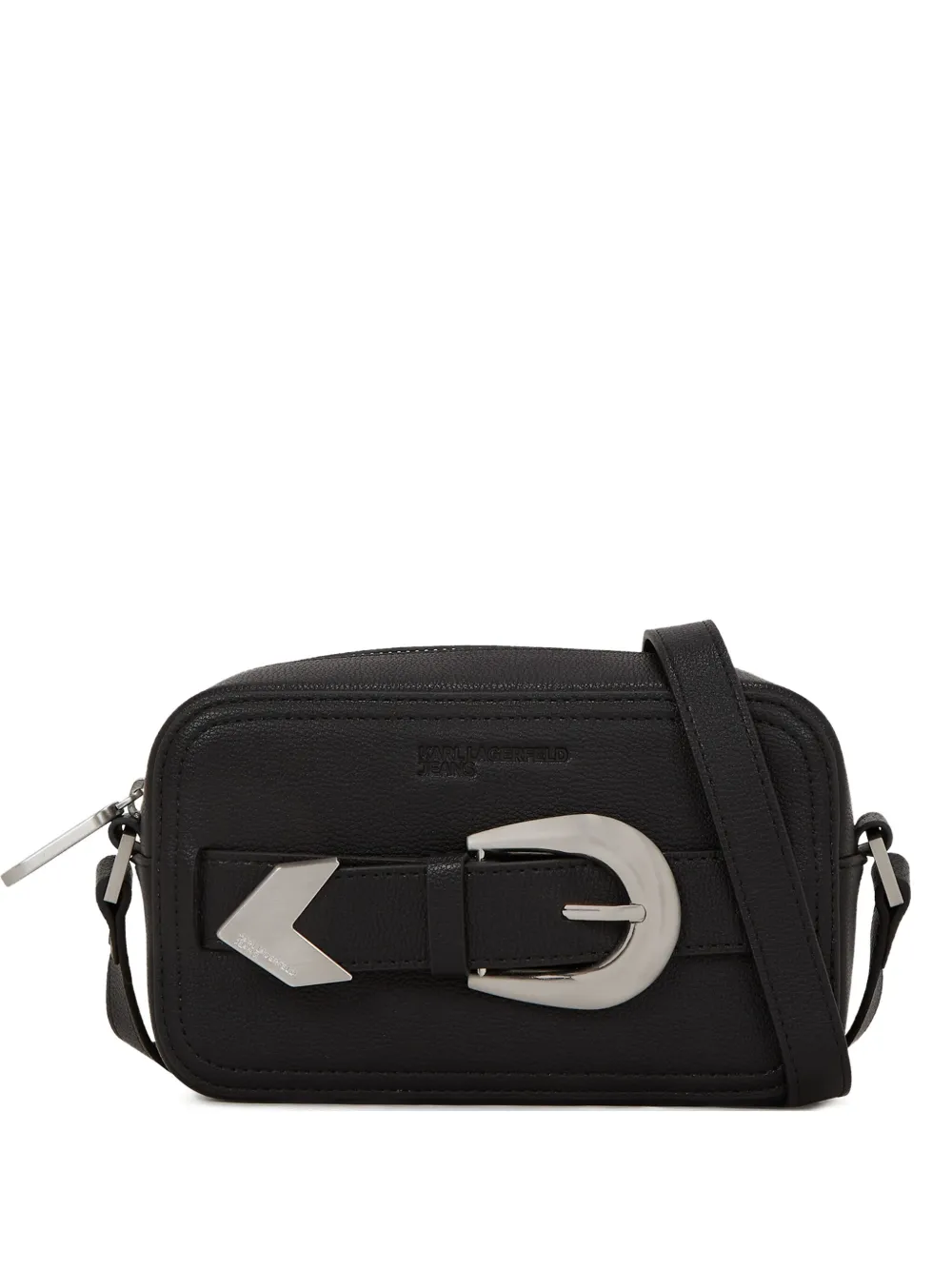Karl Lagerfeld Jeans Borsa a tracolla con fibbia - Nero