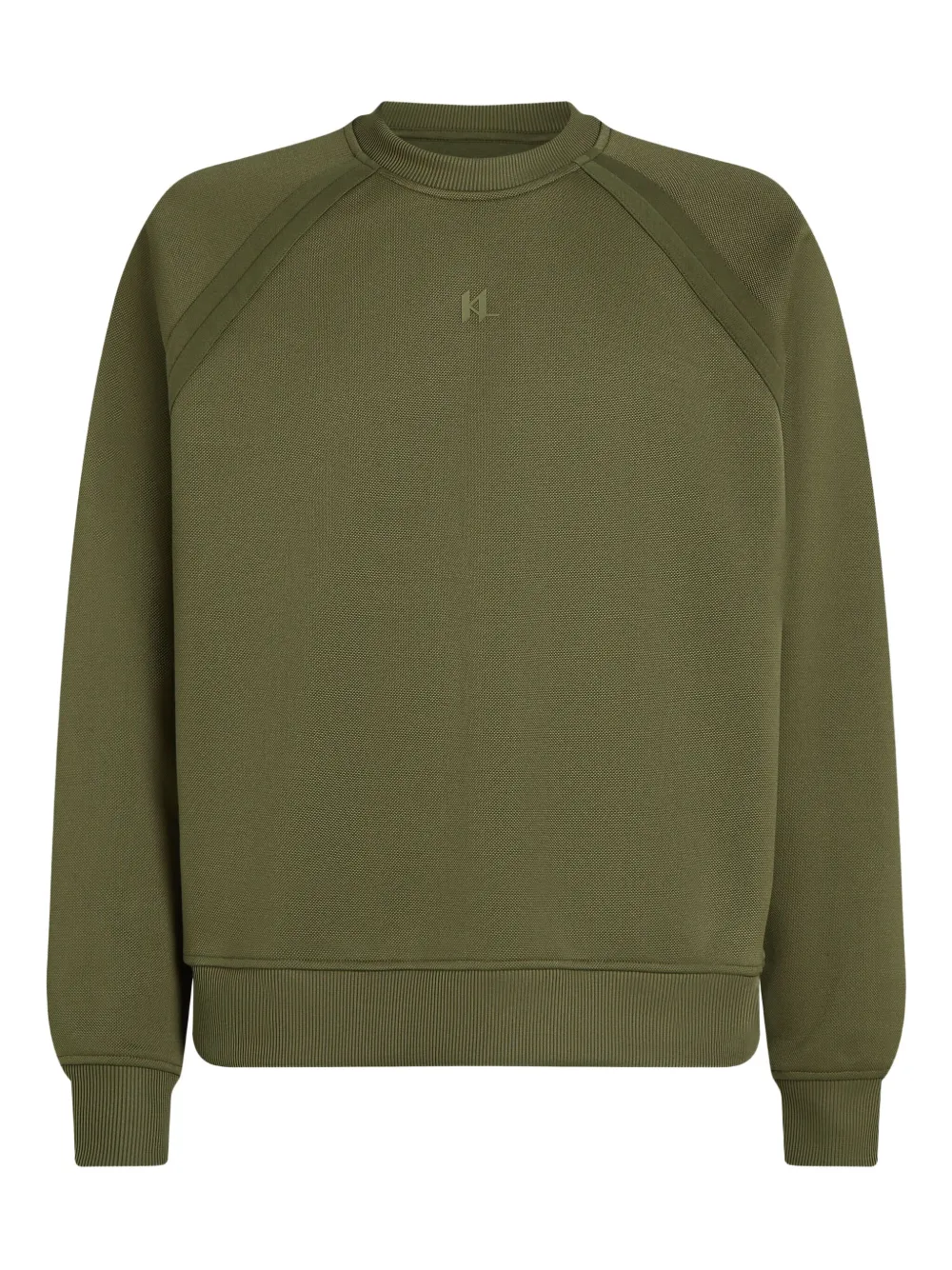 Karl Lagerfeld logo-print sweatshirt | Green | Image 1