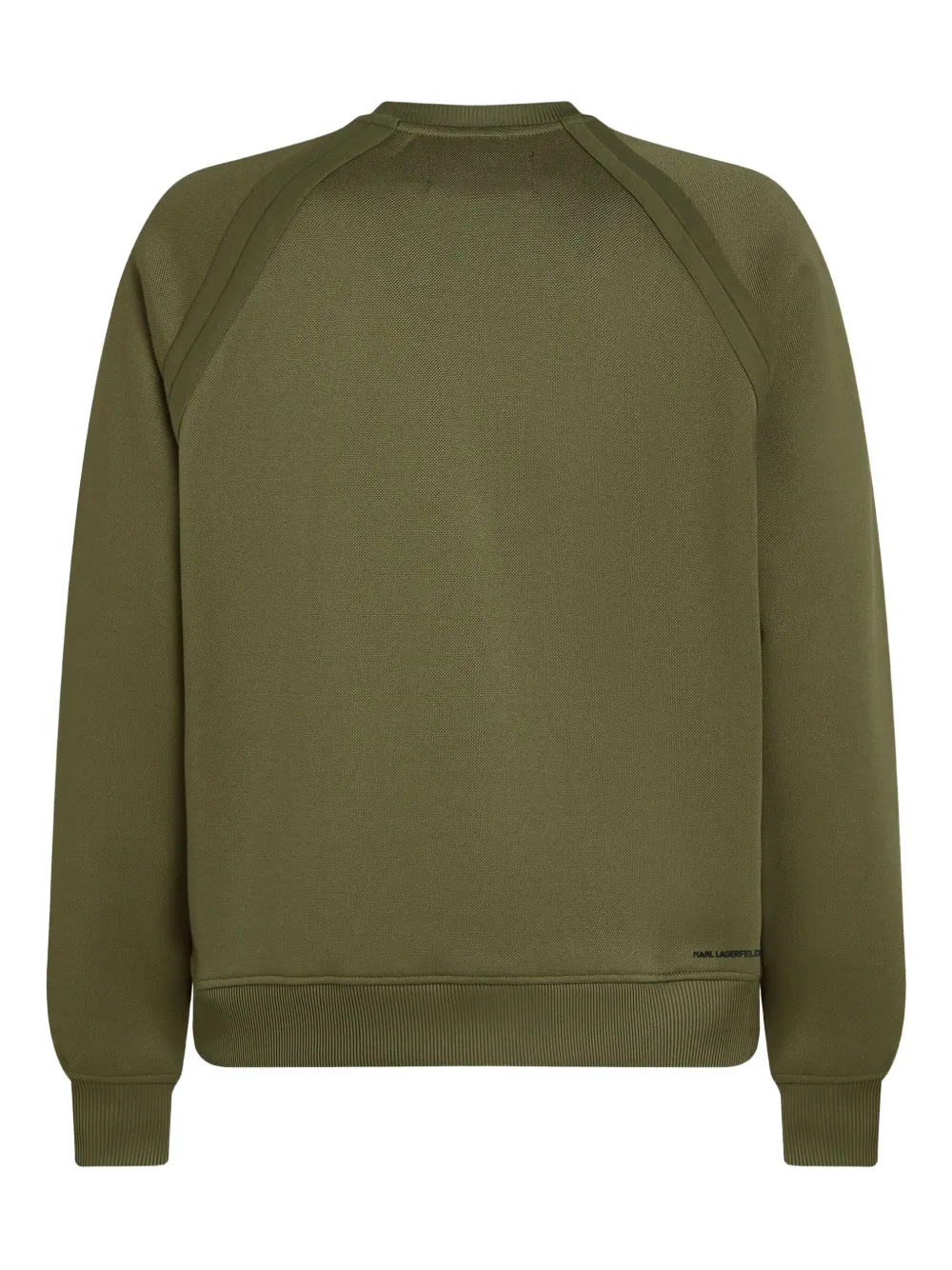 Karl Lagerfeld Sweater met logoprint Groen