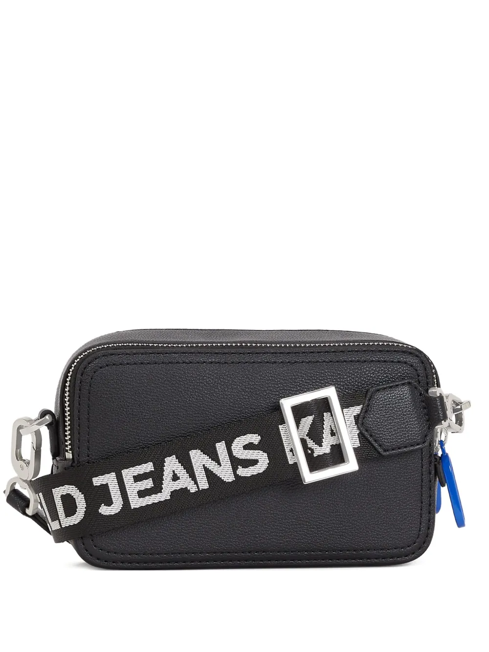 Karl Lagerfeld Jeans rectangular cross body bag Zwart