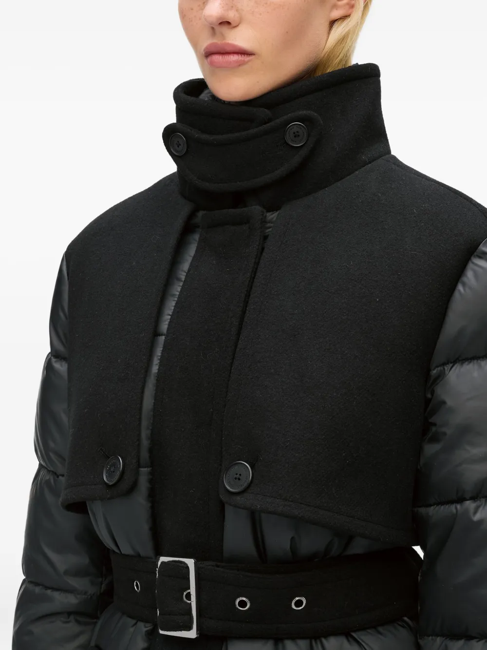 Karl Lagerfeld Gewatteerde jas Zwart