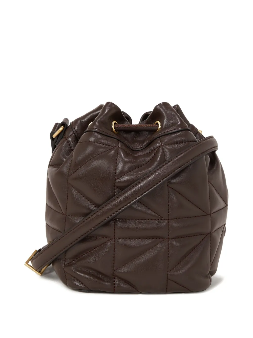 Karl Lagerfeld K/kuilt Bucket Bag In Brown