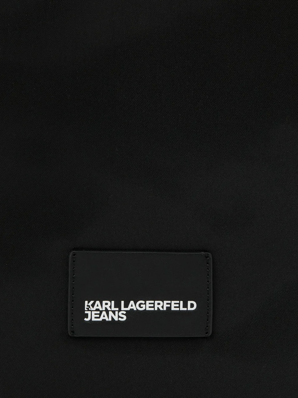 Karl Lagerfeld Jeans Shopper met logopatch Zwart