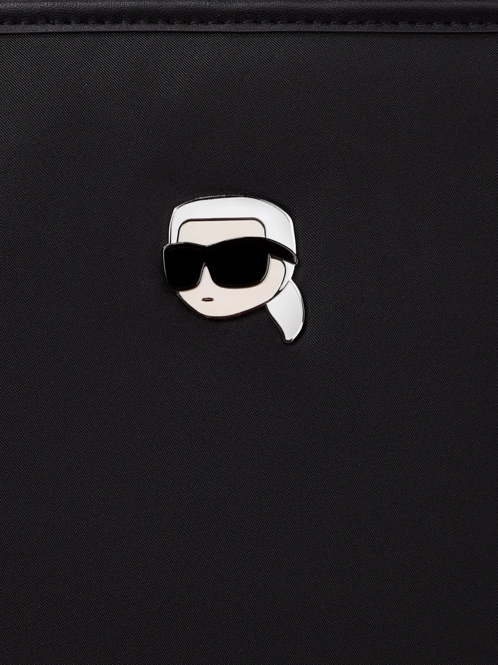 Karl Lagerfeld Ikon shopper met trekkoord Zwart