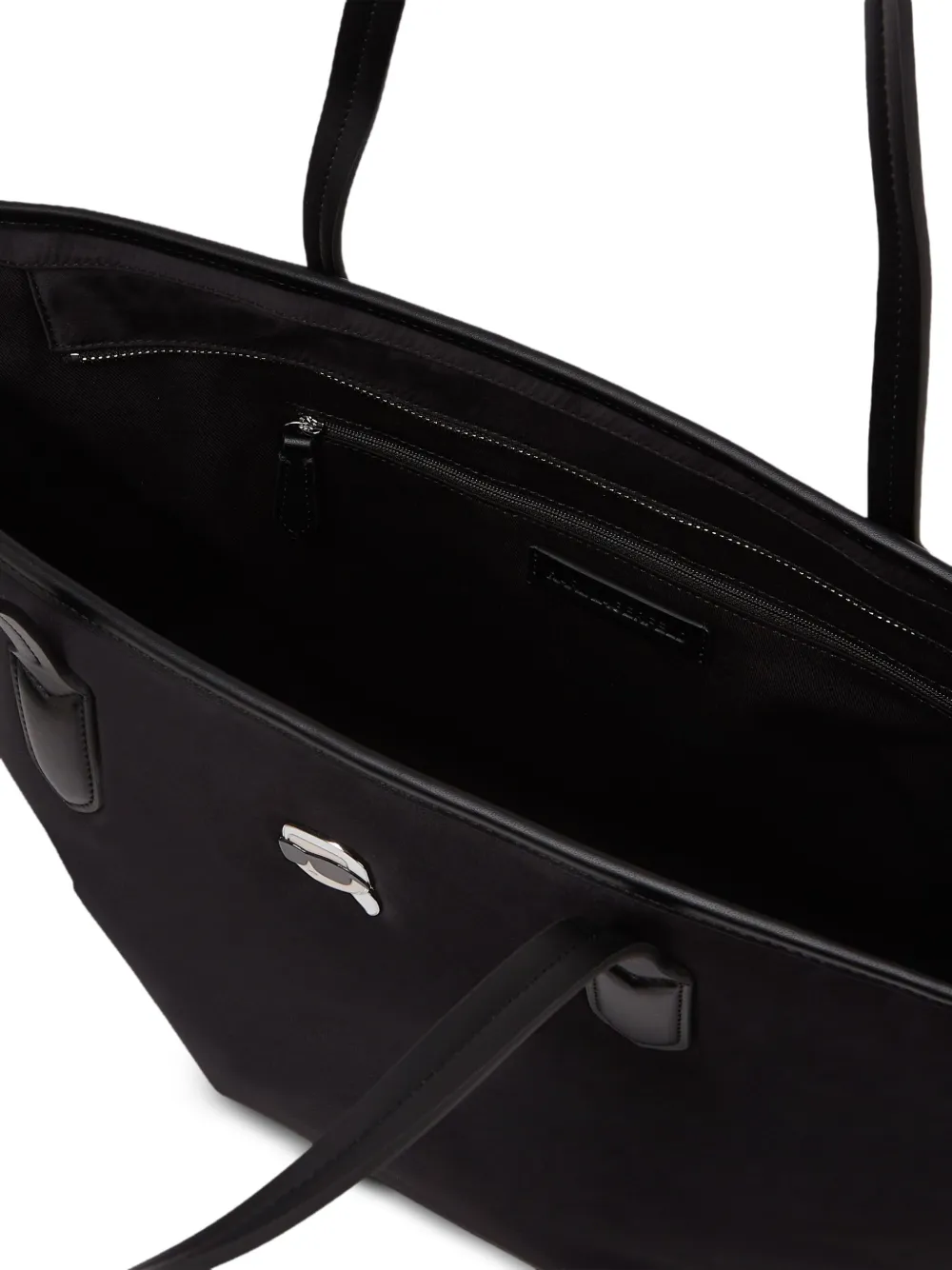 Karl Lagerfeld Ikon shopper met trekkoord Zwart