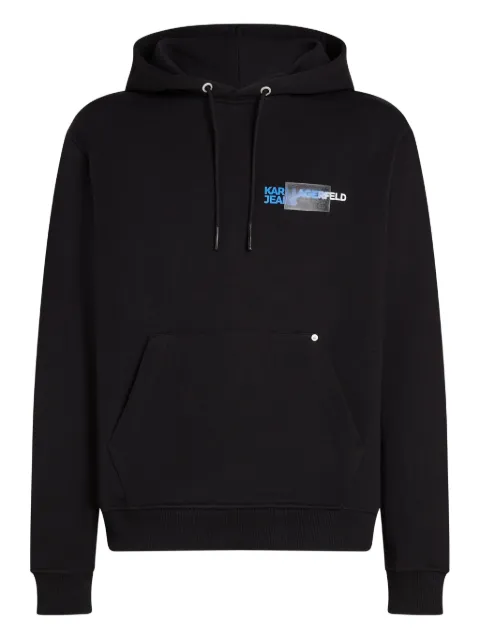 Karl Lagerfeld Jeans logo-print hoodie