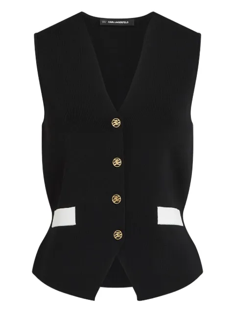 Karl Lagerfeld v-neck vest