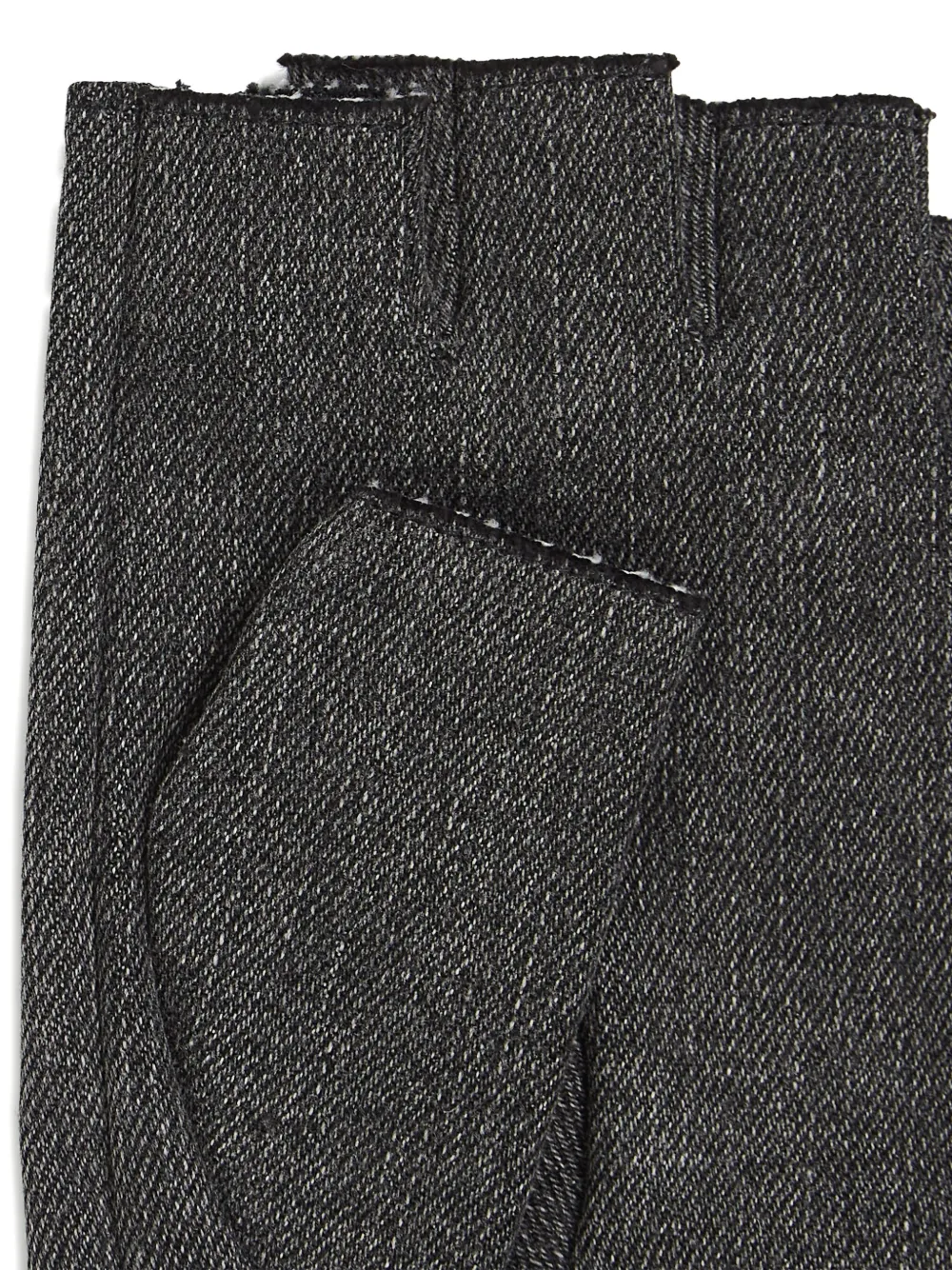 Karl Lagerfeld Jeans Denim vingerloze handschoenen Grijs