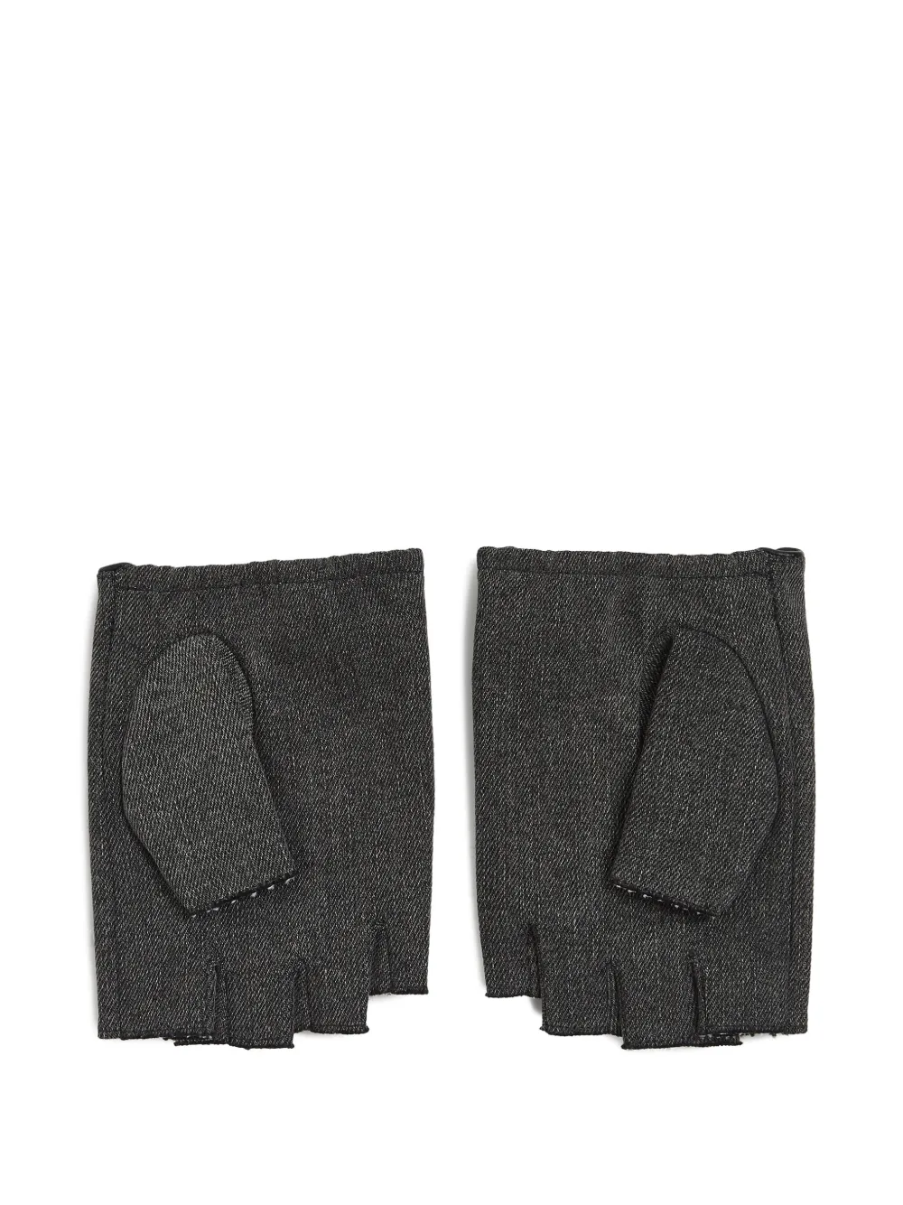 Karl Lagerfeld Jeans Denim vingerloze handschoenen - Grijs