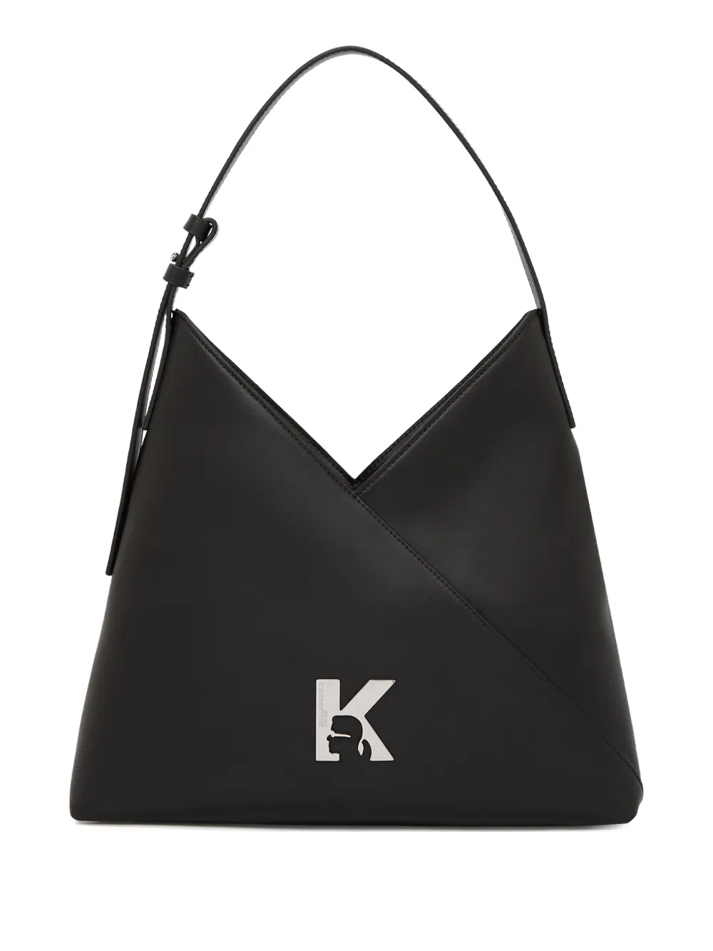 Karl Lagerfeld Jeans Borsa tote media con logo - Nero