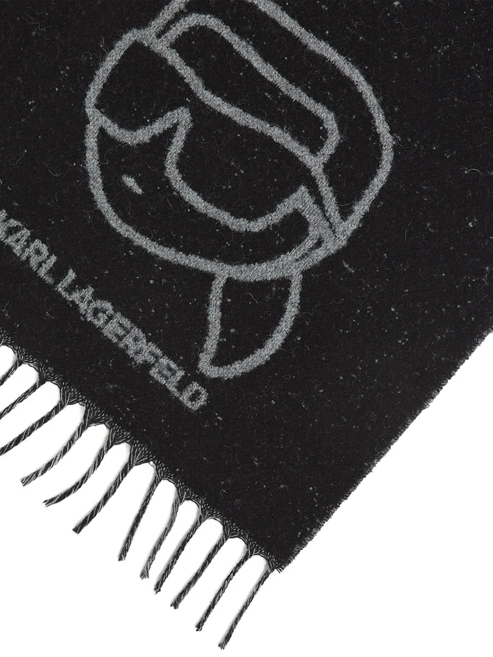 Karl Lagerfeld jacquard-logo scarf | Image 2