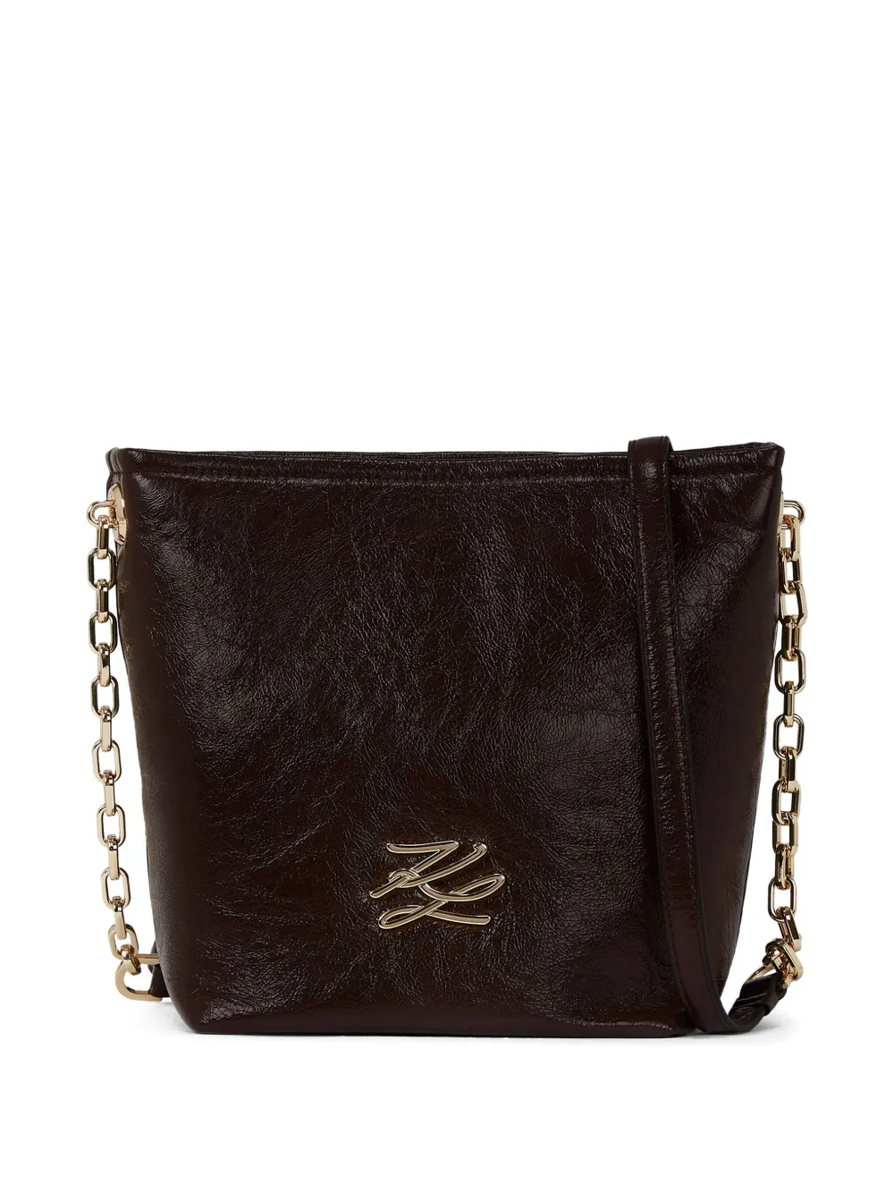Karl Lagerfeld K Autograph kleine bucket-tas Bruin